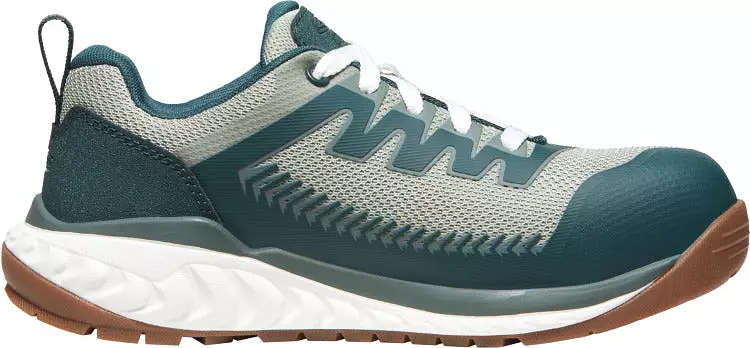 'Keen Utility' Women's Arvada EH Carbon-Fiber Toe Sneaker - Sea Moss / Desert Sage