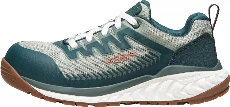 'Keen Utility' Women's Arvada EH Carbon-Fiber Toe Sneaker - Sea Moss / Desert Sage