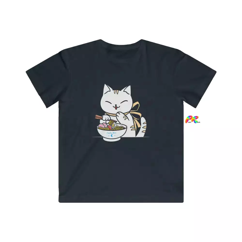 Kids Ramen Cat Fine Jersey T-Shirt