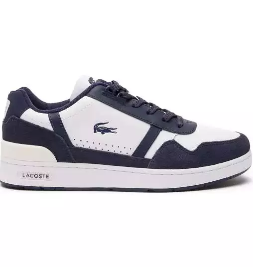 Lacoste T-Clip Sneaker (Men) White/Navy