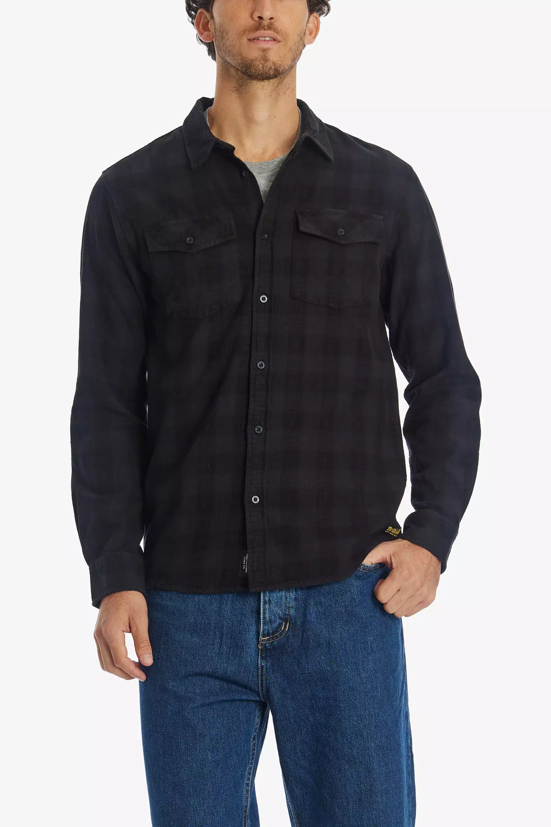 Liste  Long Sleeve Flannel Shirt