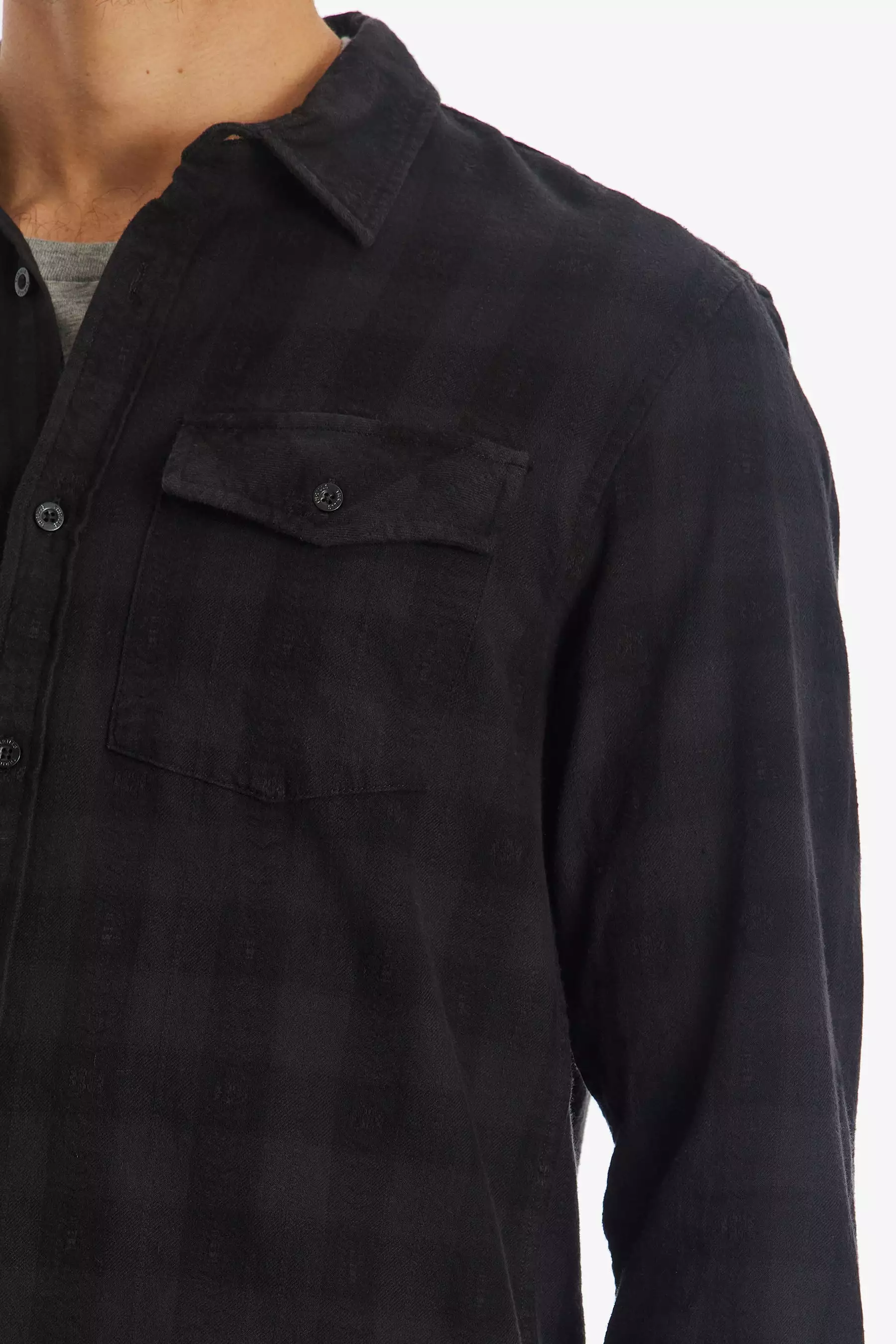 Liste  Long Sleeve Flannel Shirt