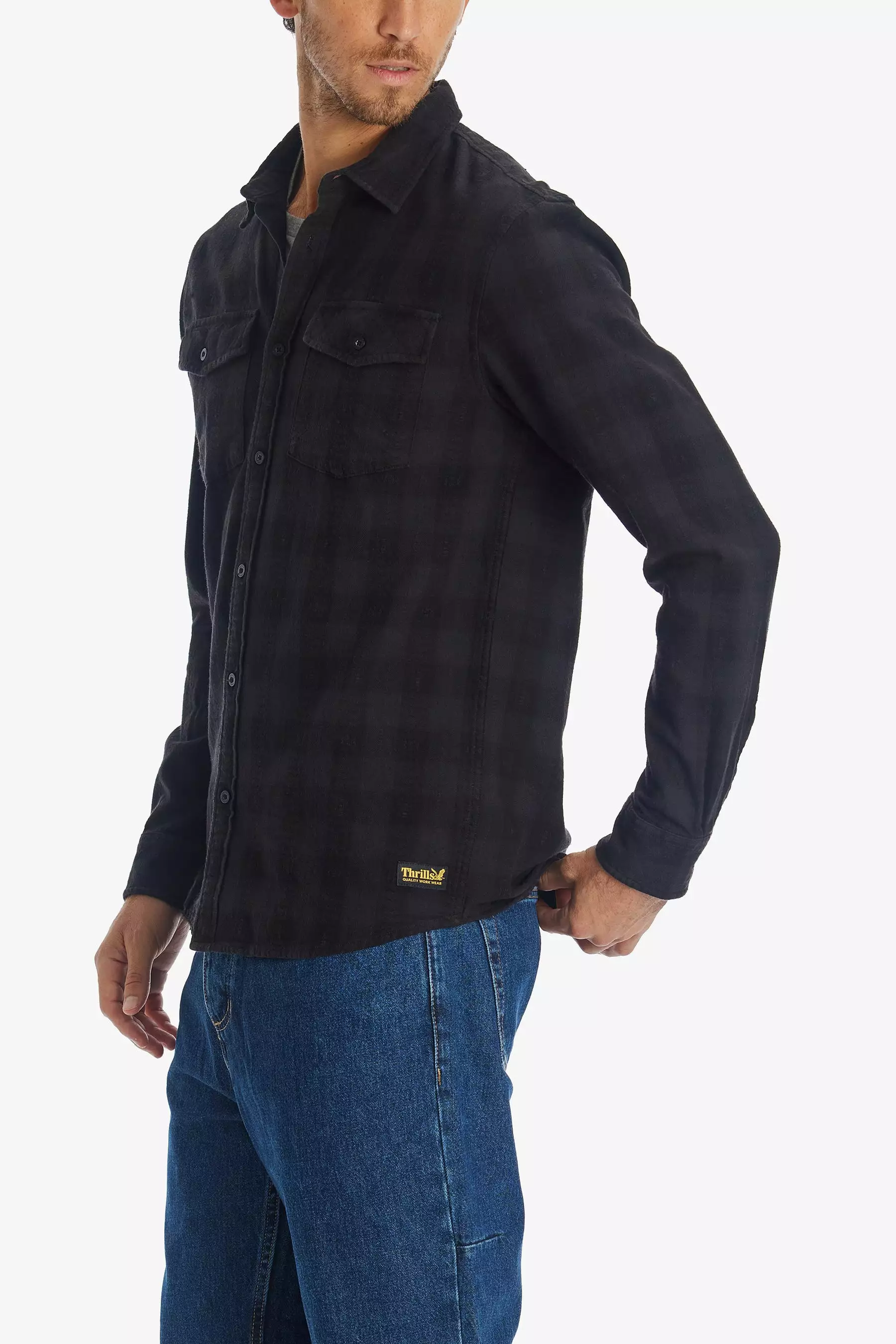 Liste  Long Sleeve Flannel Shirt