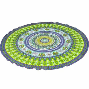 Mandala Beach Chiffon Scarf Printing Flower Beachwear Picnic Round Beach Towel Sjaal#B720 SM6