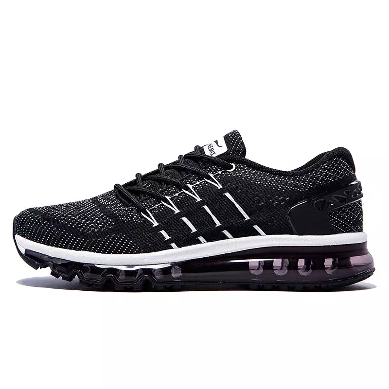 Men Running Shoes Air Cushioning Sneaker Ultra Light Shock Absorption Breathable Wear-resistant Fitness Trainers Sports Sneaker