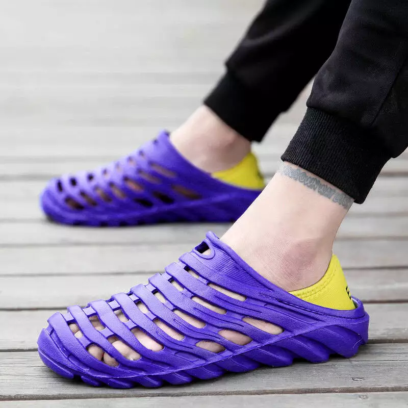 Men's Beach Casual Home Sandals Slipper Quick Drying Slippers Sandals Non-Slip Breathable