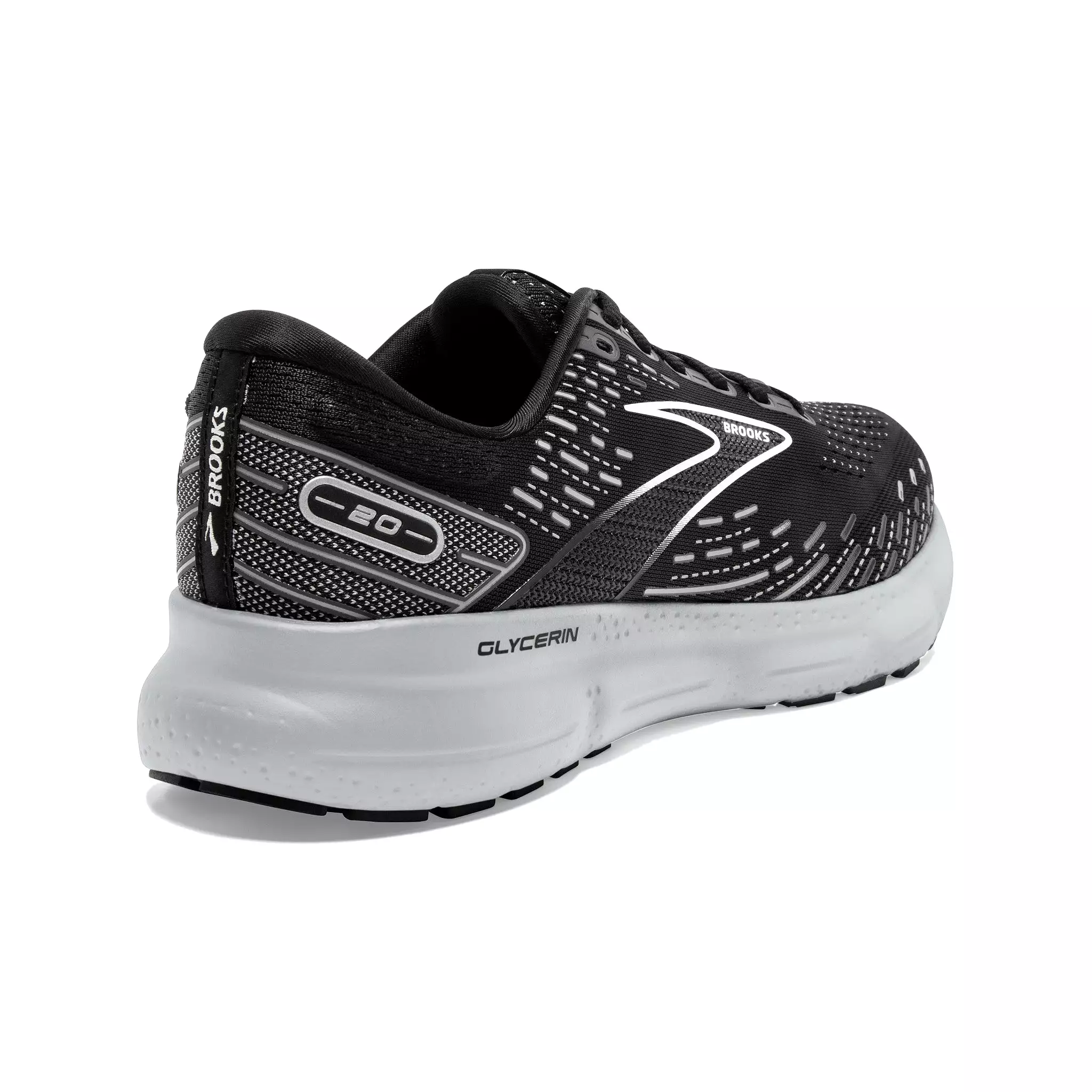 Men's Glycerin 20 - Black / White / Alloy