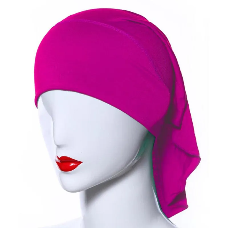 Muslim Headscarf Women Soft Comfortable Inner Hijab Caps Islamic Underscarf Hats PY3 SM6