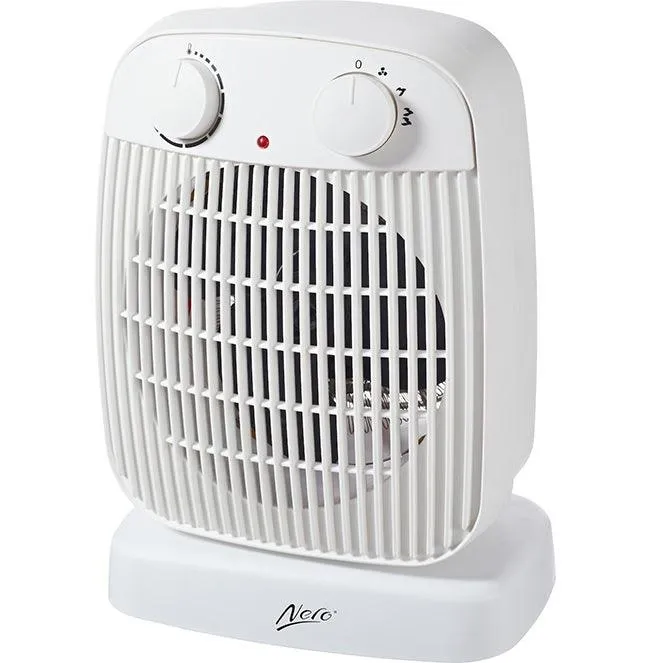 Nero Portable Fan Heater Oscillating Rotating Cool/Warm/Hot 2000W