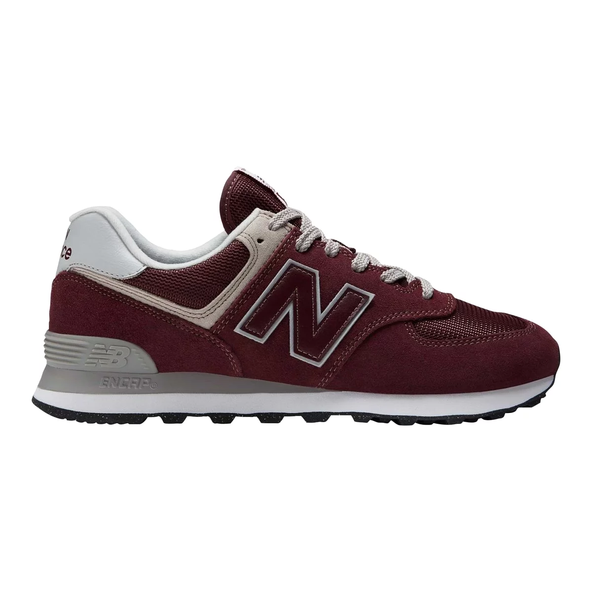 New Balance Men's ML574EVN Burgundy/White