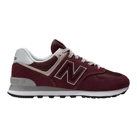 New Balance Men's ML574EVN Burgundy/White