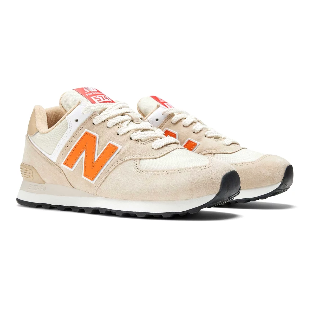 New Balance Men's U574HBO Bone/Orange