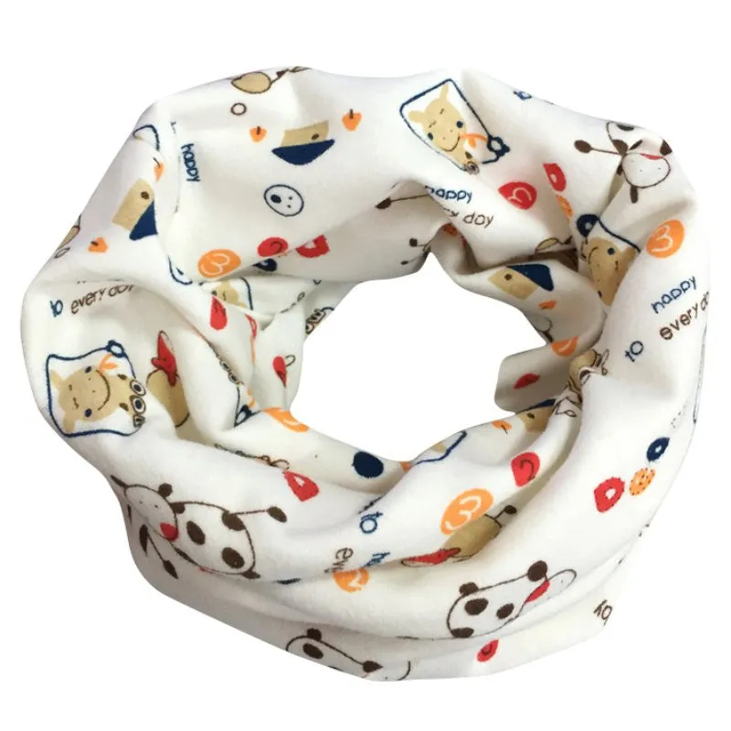 New Fashion Baby Scarf Children Kids Boys Girls Scarves Cotton Collar Neck Scarf SM6