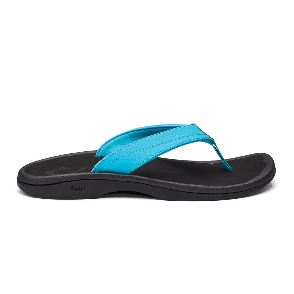 Olukai Women's Ohana Beach Sandals - Turquoise/Onyx