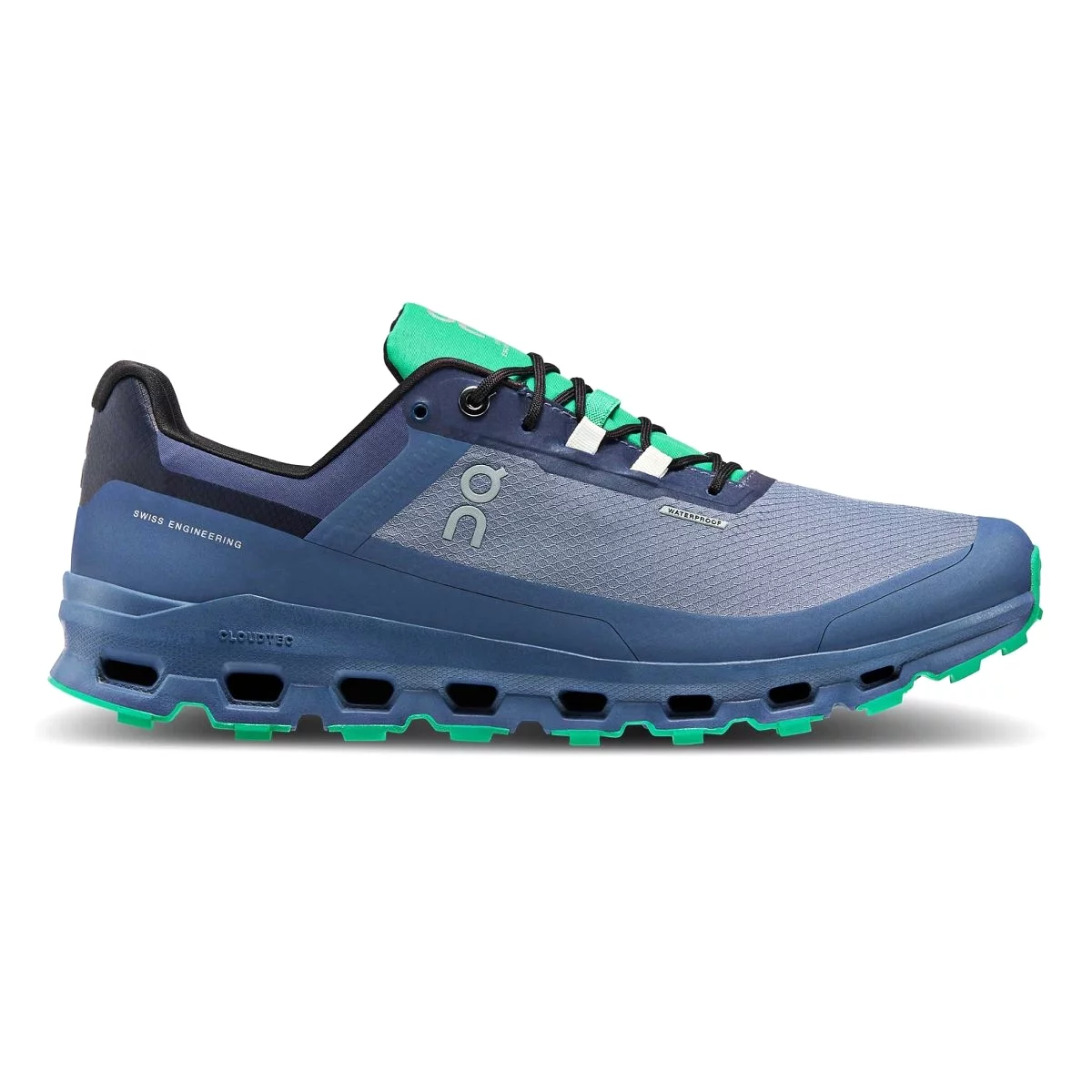 On Running Men's Cloudvista Metal/Denim Waterproof