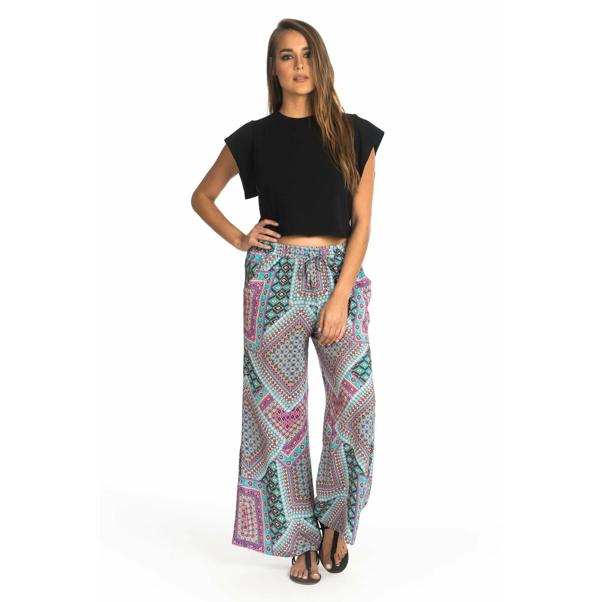 Palazzo Scarves Pants