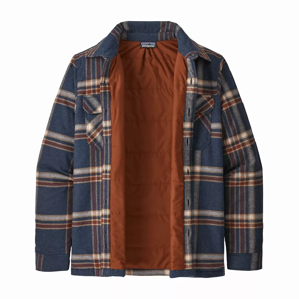 Patagonia Men's Insulated Organic Cotton Midweight Fjord Flannel Shirt - Past Season