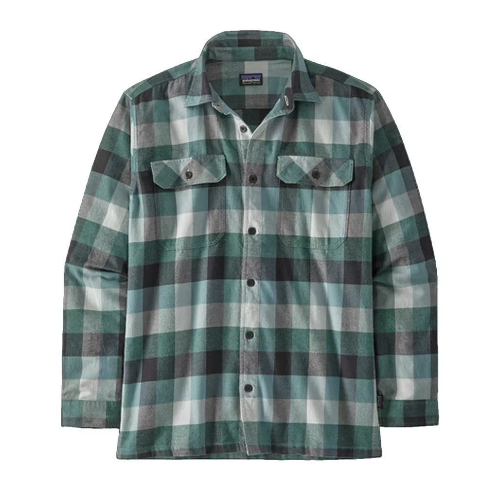 Patagonia Men's Long Sleeve Organic Cotton Midweight Fjord Flannel Shirt