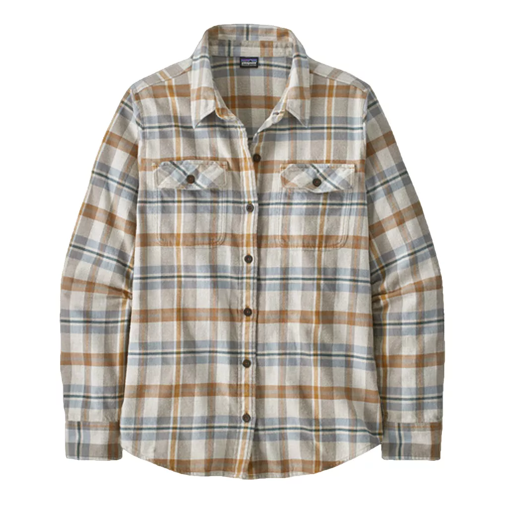 Patagonia Women's Long Sleeve Organic Cotton Midweight Fjord Flannel Shirt - Past Season