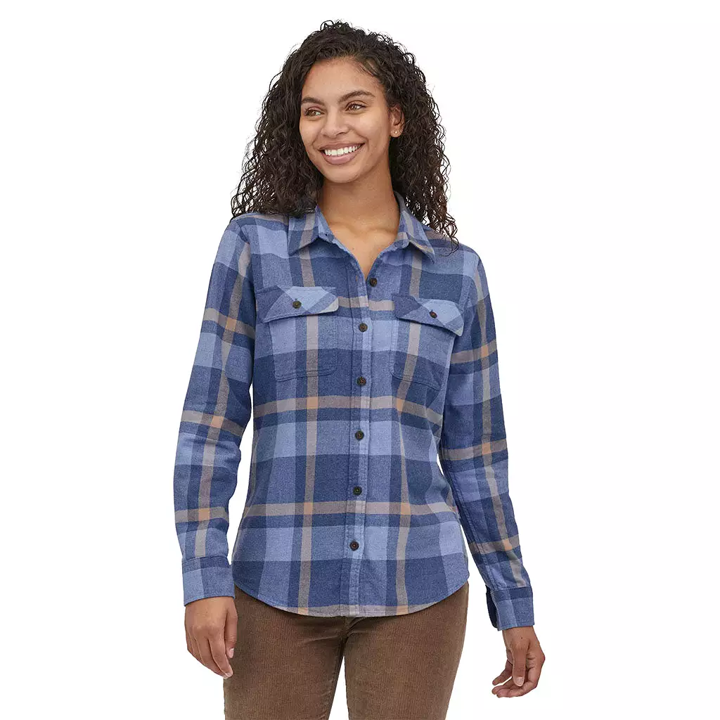 Patagonia Women's Long Sleeve Organic Cotton Midweight Fjord Flannel Shirt - Past Season