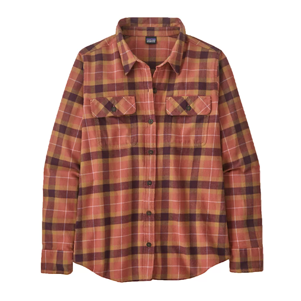 Patagonia Women's Long Sleeve Organic Cotton Midweight Fjord Flannel Shirt