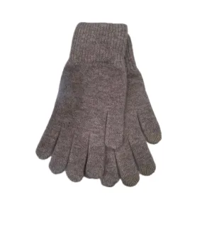 Pissenlit Merino Wool Touchscreen Gloves - Beige