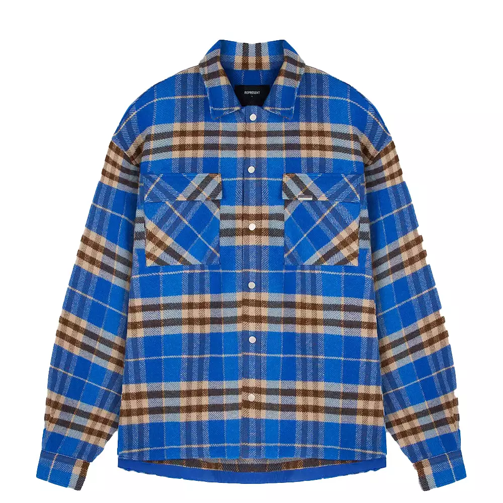 Represent Initial Print LS Flannel Shirt