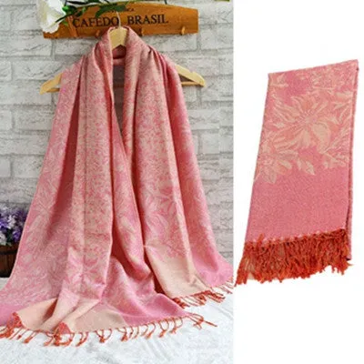 ScarfWomen glamorous Lady National Wind Jacquard Scarf Wrap Stole Neck Wrap shawls and scarves