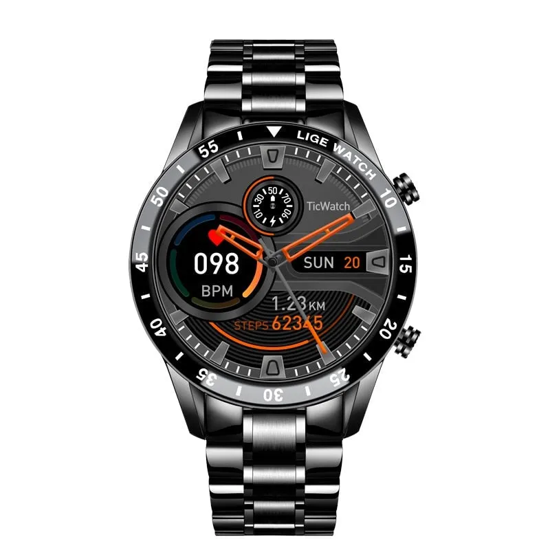 Smart Watch Waterproof Sport Activity Full Circle Touch Screen LIGE