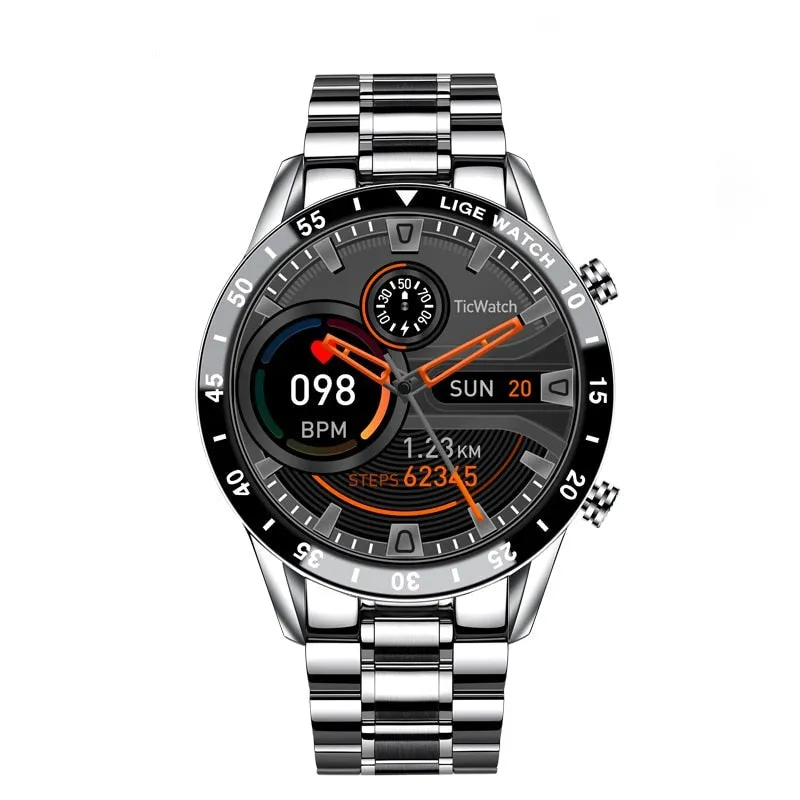 Smart Watch Waterproof Sport Activity Full Circle Touch Screen LIGE