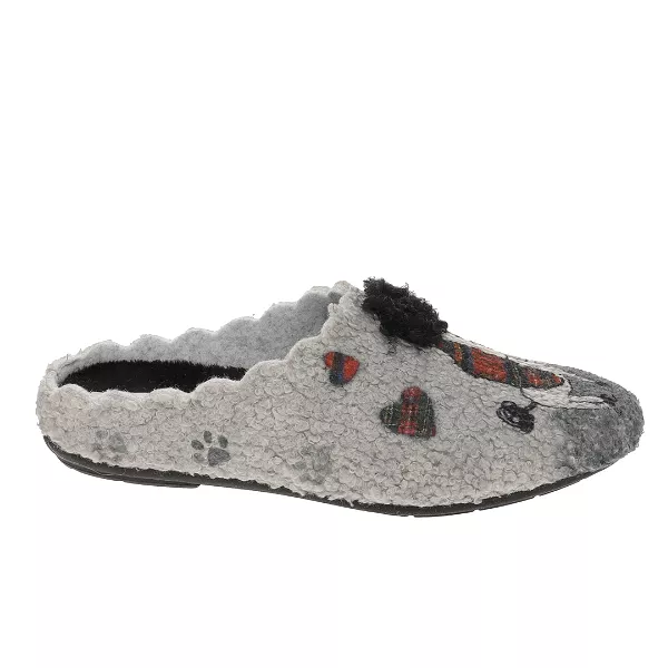 Sovella Women's Dog Slipper Grey