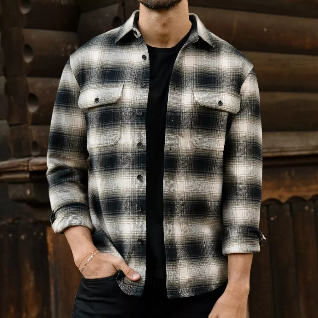 Summit Flannel Shirt | Timberwolf