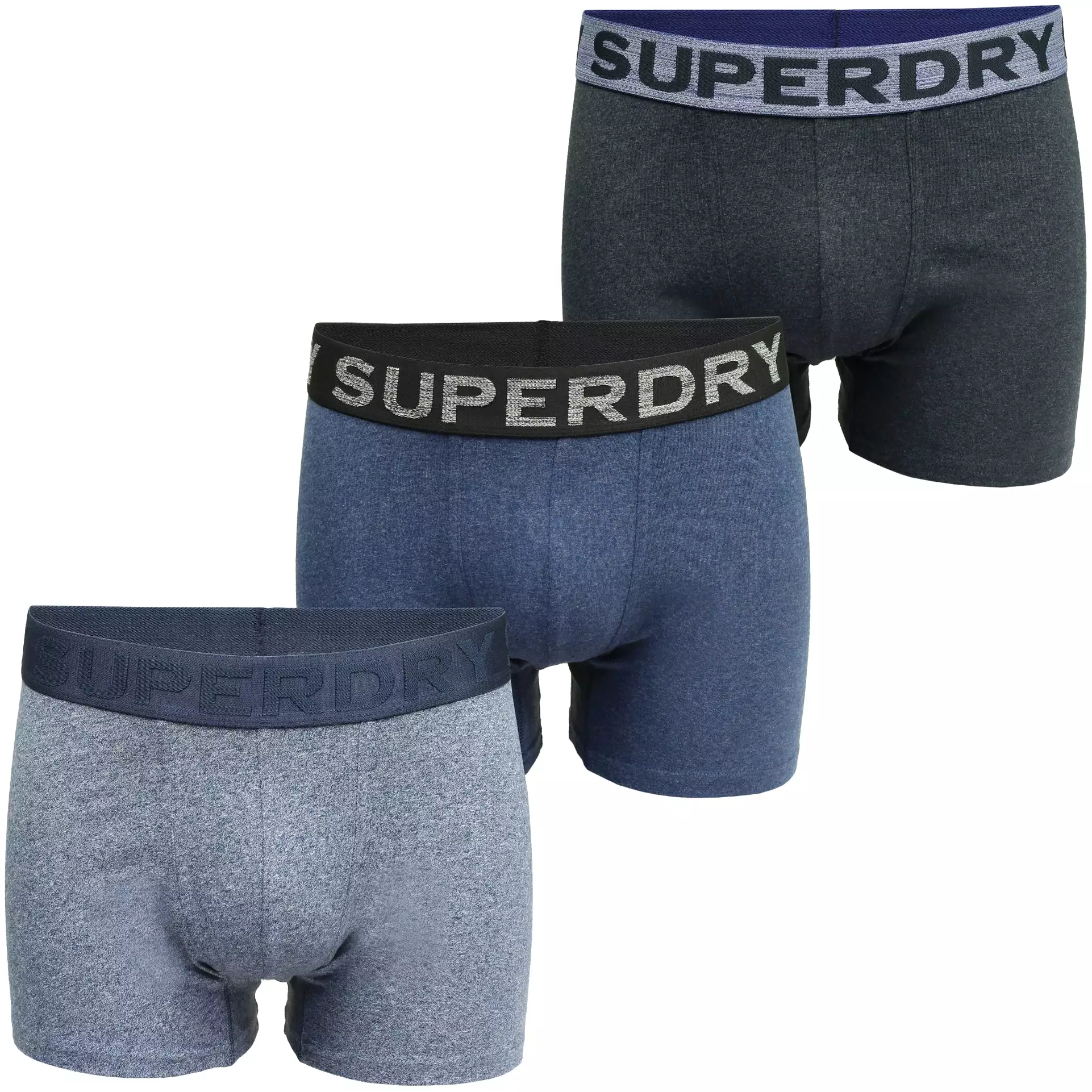 Superdry Mens Boxer Trunks (3-Pack)