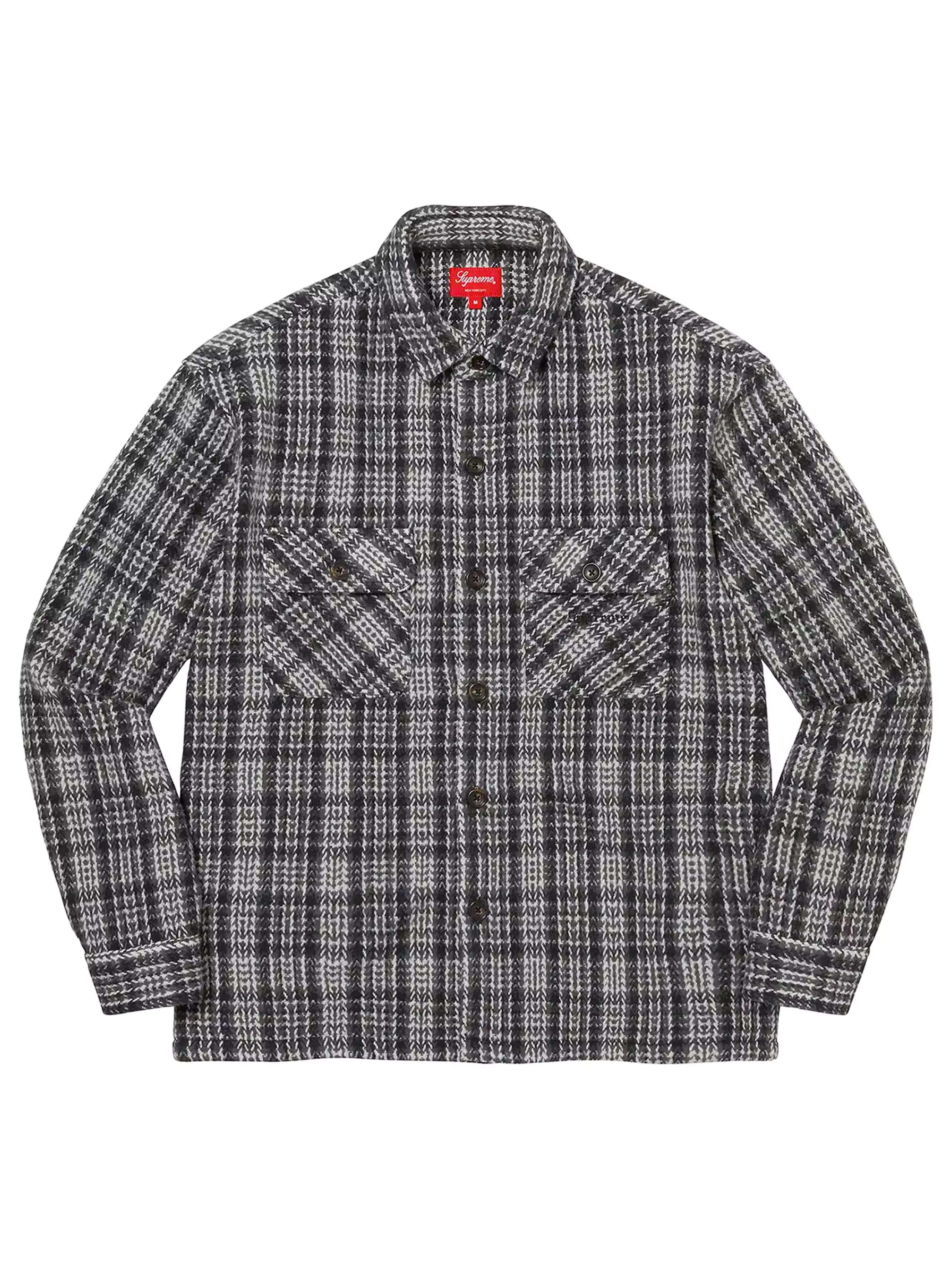 Supreme Heavy Flannel Shirt Black (FW22)