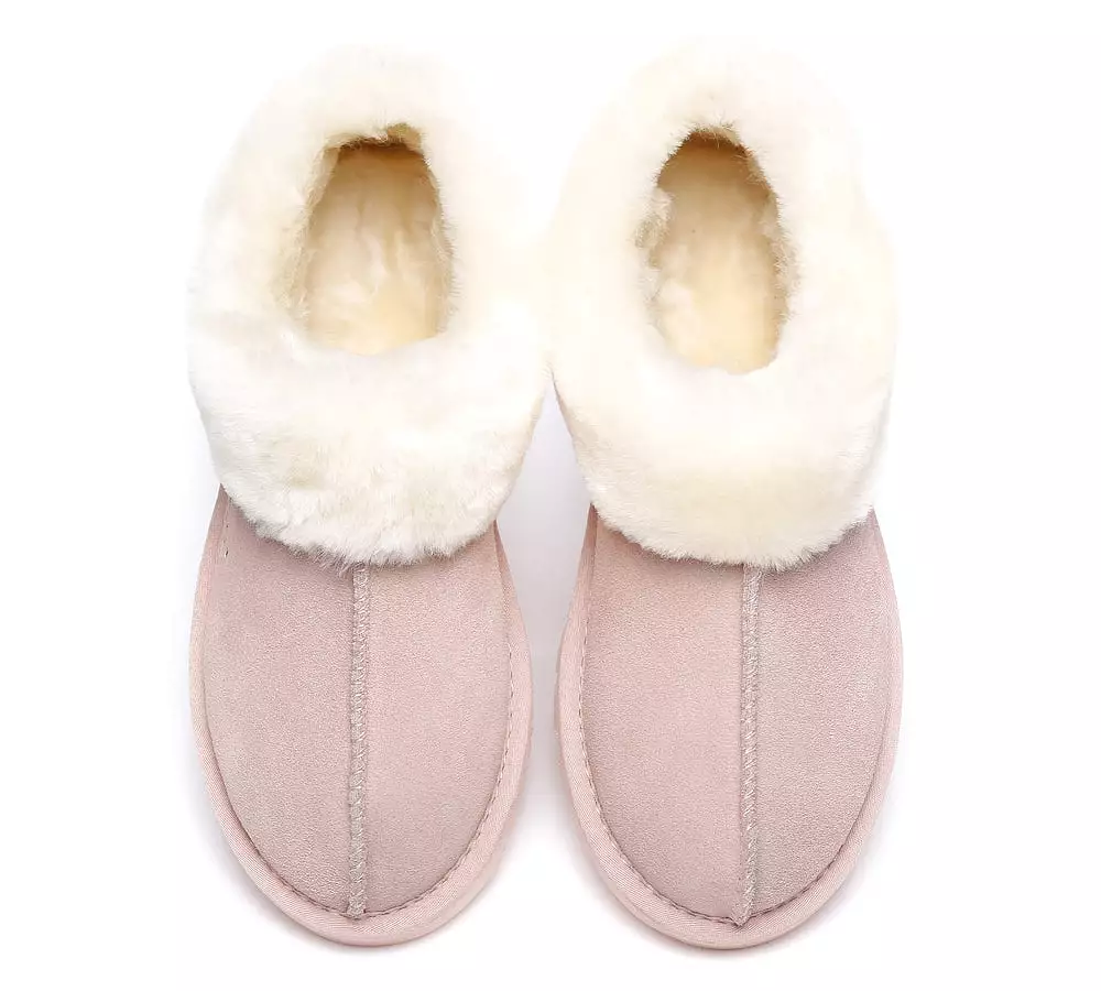 TARRAMARRA Premium Australian Sheepskin Ankle Unisex Slipper Homey