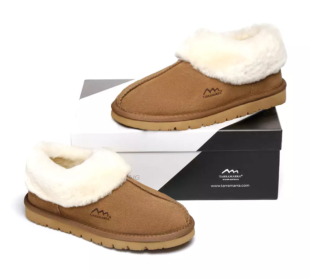 TARRAMARRA Premium Australian Sheepskin Ankle Unisex Slipper Homey