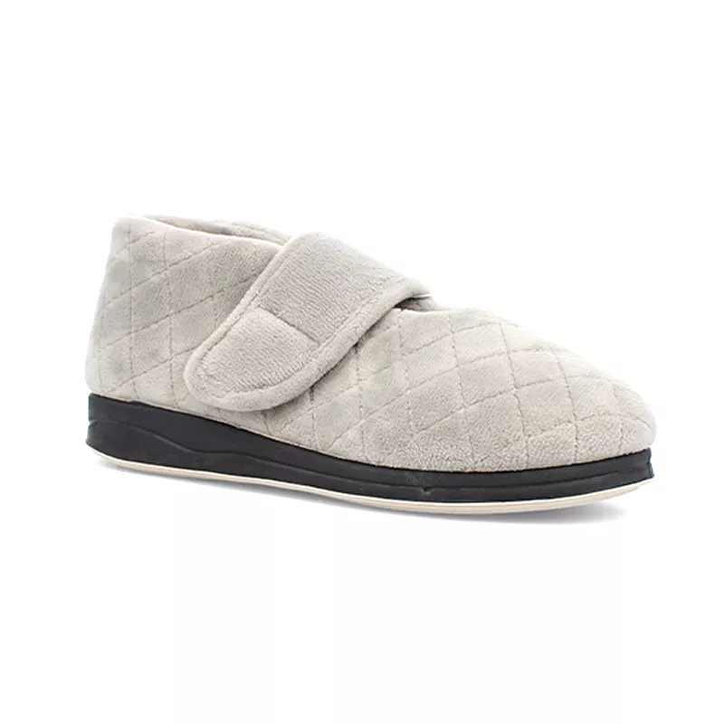 Tranquil Extra Wide Women's Lined Velour Slipper