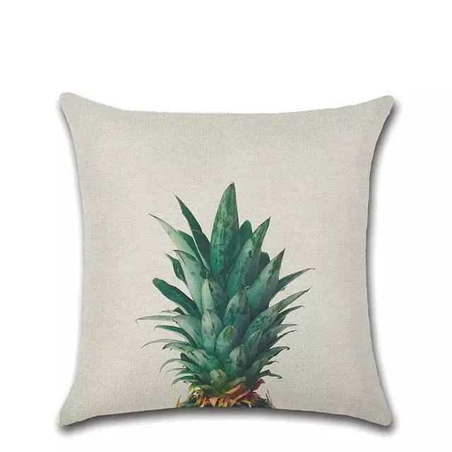 Tropical Plants Cactus Monstera Summer Decorative Throw Pillows