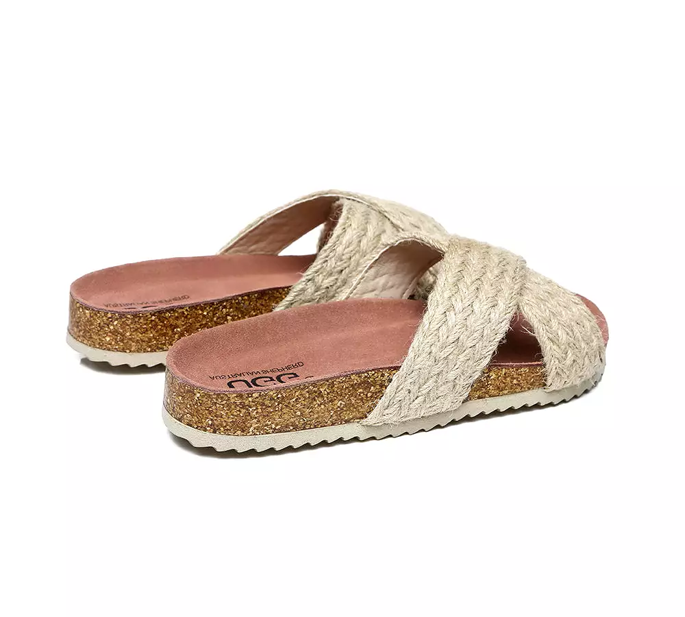 UGG Australian Shepherd Women Sandals Espadrilles Flat Slide Milo