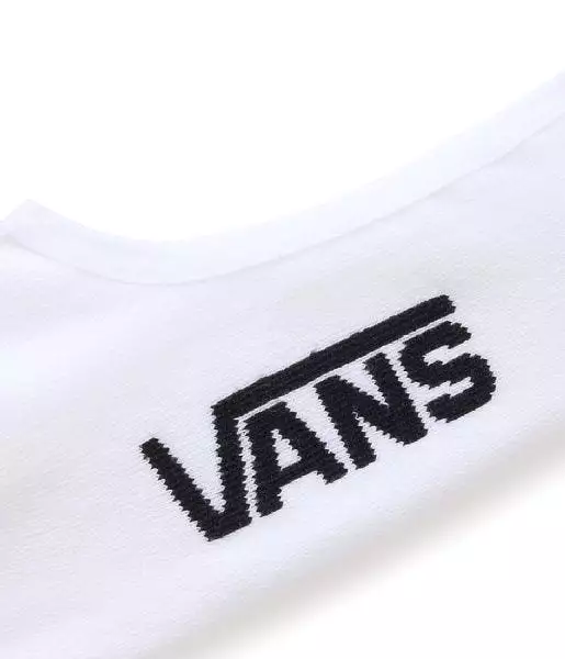 VANS UNISEX CLASSIC NO SHOW WHITE SOCKS (3PAIRS)