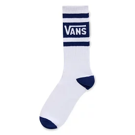 VANS UNISEX DROP V BLUE/WHITE CREW SOCKS