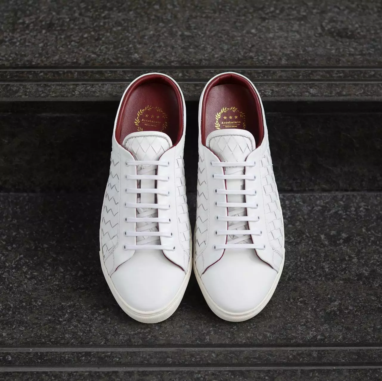 W443 Woven Sneaker Winter White x Slip on