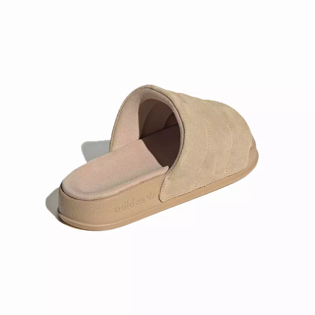 WMN'S ADILETTE ESSENTIAL SLIDES 'MAGIC BEIGE'