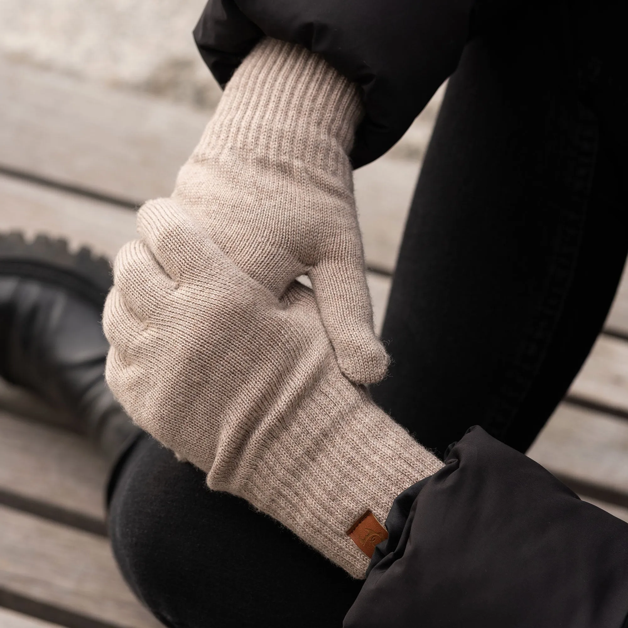 Women's Knit Gloves Merino