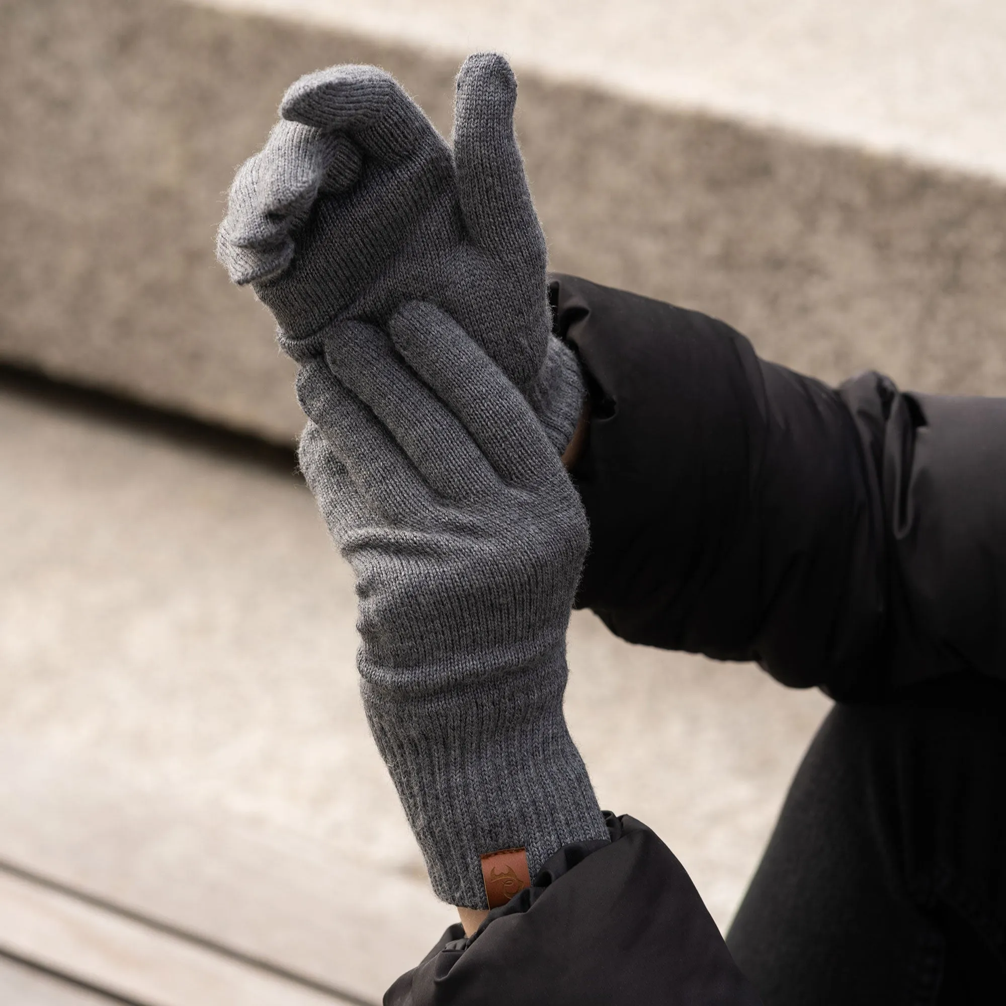 Women's Knit Gloves Merino